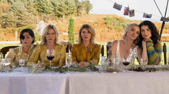 Bad Sisters Season 2 Episode 1 - Sarah Greene, Eva Birthistle, Sharon Horgan, Anne-Marie Duff and Eve Hewson