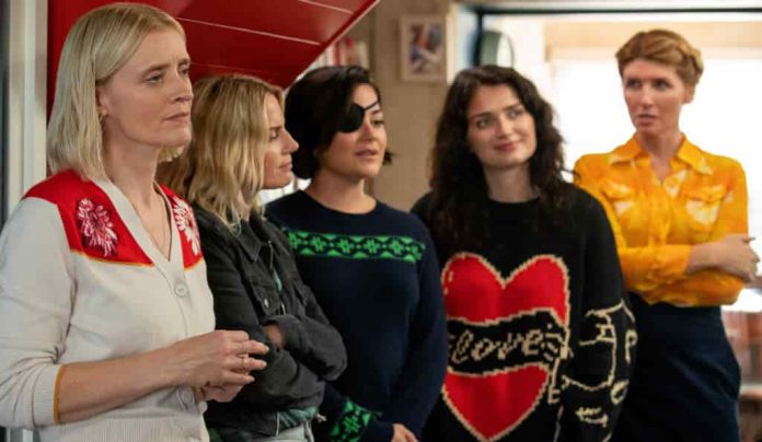 Bad Sisters Season 2 Episode 2 Anne-Marie Duff, Eva Birthistle, Sarah Greene, Eve Hewson and Sharon Horgan