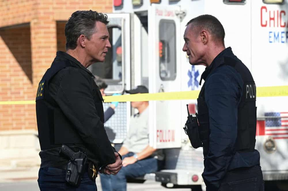 CHICAGO PDseason 12 episode 8 — Shawn Hatosy as Deputy Chief Reid, Jason Beghe as Hank Voight