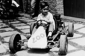 young Ayrton Senna da Silva,