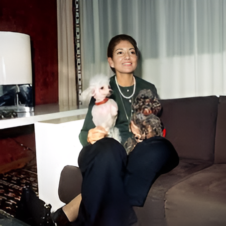 Maria Callas and her dogs_enhanced 